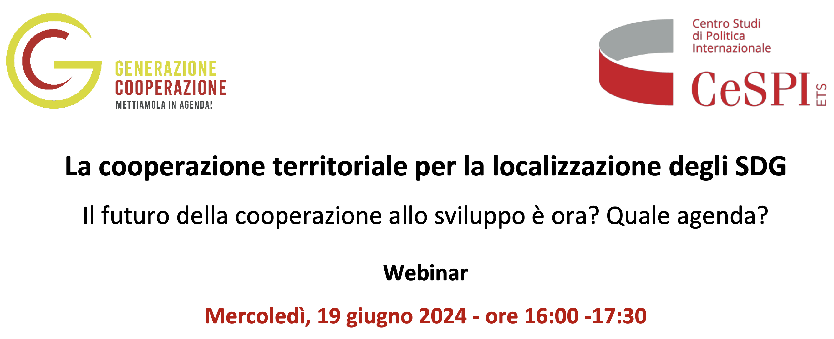 La cooperazione territoriale per la localizzazione degli SDG